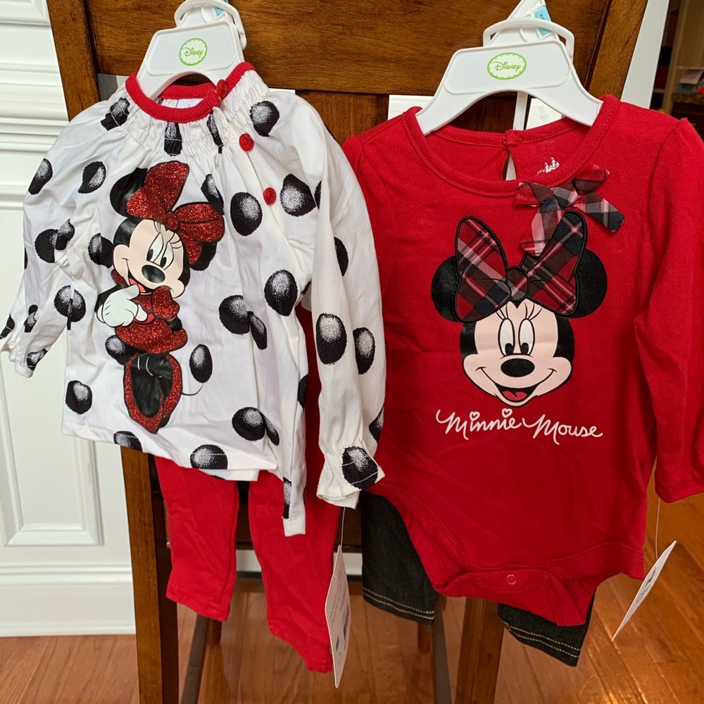 Minnie Mouse outfits (never worn)